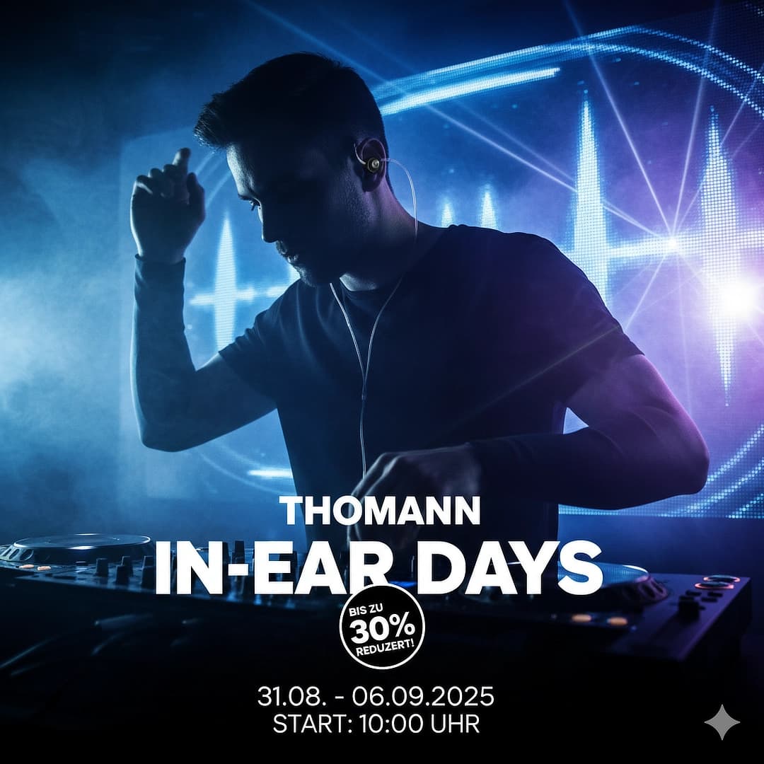 Thomann In-Ear Days: Bis zu 30% auf Top-Produkte sparen!
