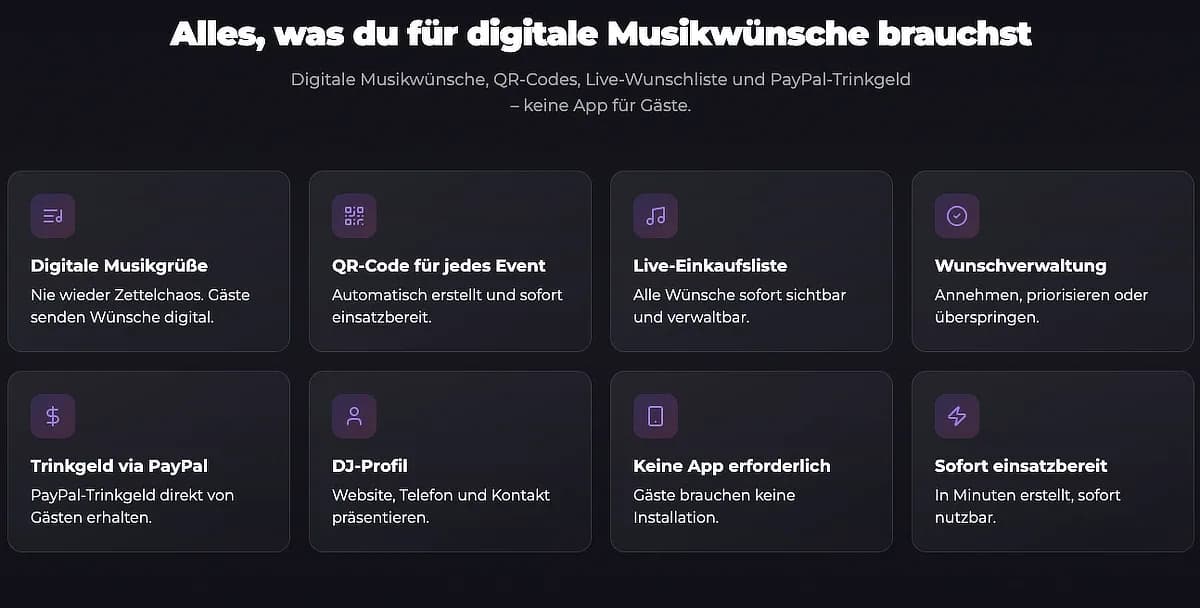 Requesto - Digitale Musikwünsche