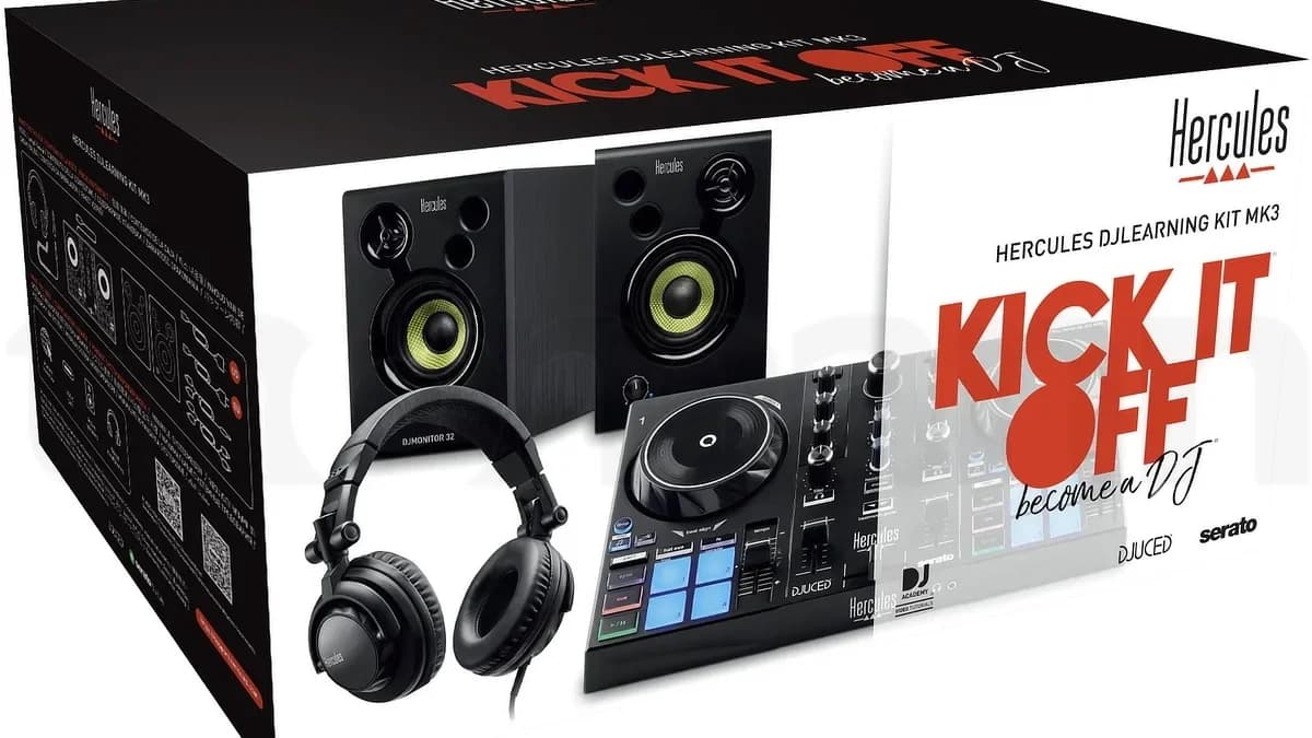 Neu vorgestellt, das DJLerning Kit MK3 von Hercules